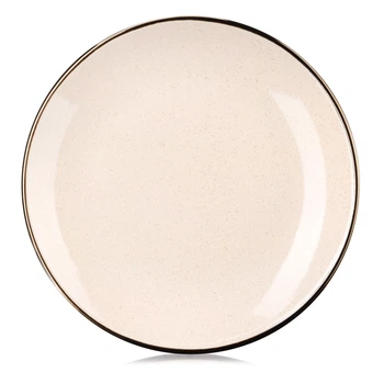 Тарелка десертная Ardesto Emilia AR0719EBG 20 см бежевая 5006551