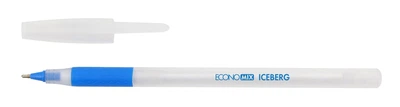 Ручка кулькова ECONOMIX 10197-02 Iceberg 0,7мм синя (50) /E10197-02/
