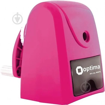 Чинка механічна OPTIMA 40676-09 рожева, автоматична подача /О40676-09/