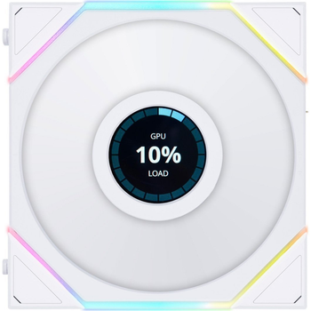 Кулер для корпуса Lian Li Reverse TL LCD 120-3 White (G99.12RTLLCD3W.00)