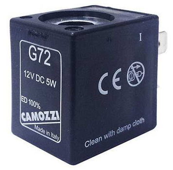 Катушка пневмораспределителя 12V "Camozzi" DC 5,0W G72