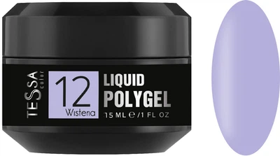 Жидкий полигель Tessa Liquid Polygel №12 Wisteria, 15 мл для маникюра и педикюра