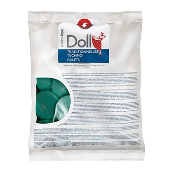 Горячий воск в монетах Зеленый 1000 г., Doll