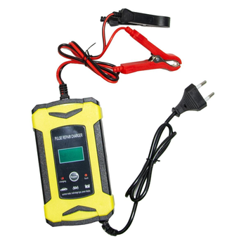 Зарядний пристрій для акумуляторів Pulse repair charger 6A 12V Чорно-жовтий (VS7007059)
