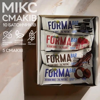 Батончик FitWin Forma Bar 33% MIX, 10x60 грамм