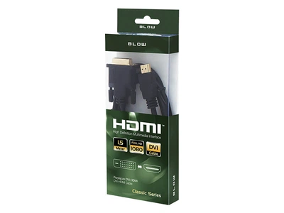 Кабель HDMI - DVI длина 1.5м на блистере 92-021#
