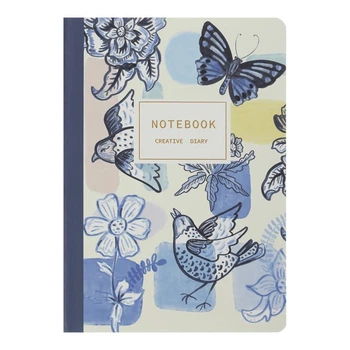 Книга записна Buromax Nature А5 в клітинку 32 аркуші прошита обкладинка (BM.24822101-02)