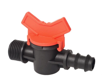 Кран для капельной трубки с наружной резьбой 1/2" (SL-011-7)
