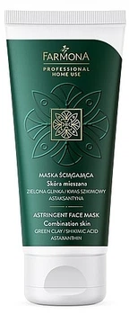 Маска для лица на основе зеленой и белой глины - Farmona Professional Home Use Astringent Face Mask For Combination Skin 75ml (1433879-29336220)