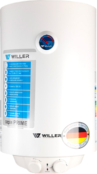 Водонагрівач Willer EV80DR Prime 1500 Вт, 80 л, Сухий ТЕН, білий 251646