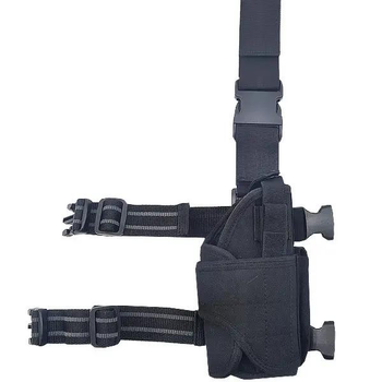 Кобура тактична на ногу регульована MIL-TEC Black, 16145102
