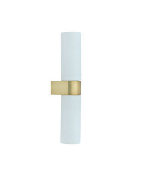 Бра для ванної, світильник Nowodvorski 10727 Natalie G9 2x10W IP44 Brass (10727)