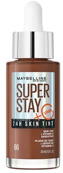 Тональная основа Maybelline New York Super Stay 24H Skin Tint + Vitamin C Hazelnut 66 30 мл (3600531672515)