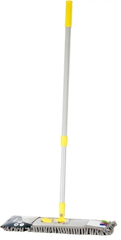 Швабра Eco Fabric з мікрофібри 43 см ручка 78-122 см Сіра (EF-4026-SR)