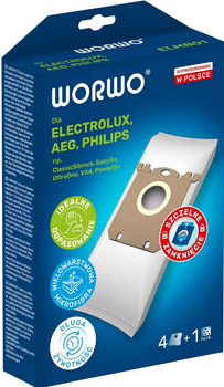 Набір мішків Worwo Electrolux/Philips WOR-BAG ELMB01 /KPL4 (ELMB01)