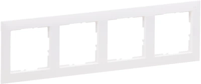 Рамка 4-постовая Legrand Suno Белая (721504 LG)