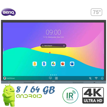 Інтерактивна панель BenQ RE7504 дисплей 75" / Android 13 / 8/64Gb