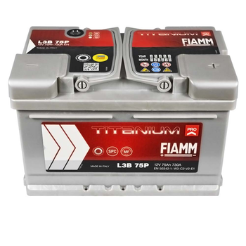 Автомобильный аккумулятор FIAMM Titanium Pro 75Аh 730А R+ 7905156