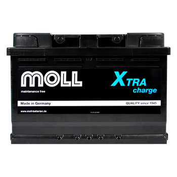 Автомобільний акумулятор MOLL X-Tra Charge 85Ah 800A R+ 84085