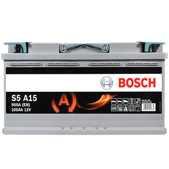 Автомобільний акумулятор BOSCH AGM (S5A 150) (L6) 105Ah 950A R+