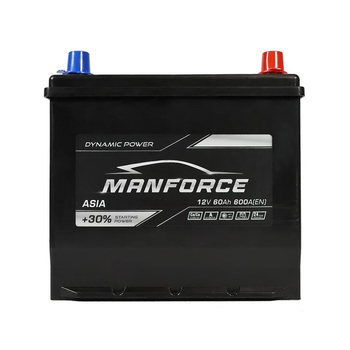 Автомобильный аккумулятор MANFORСE Asia 60Ah 600A R+ MF60600(0)JD23