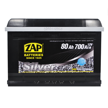 Автомобильный аккумулятор ZAP Silver 80Ah 700A R+ 580 83z