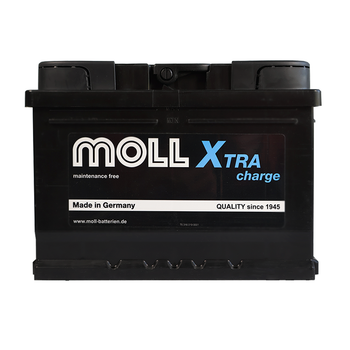 Автомобільний акумулятор MOLL X-Tra Charge 60Ah 600A R+ (L2B)