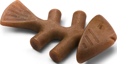 Іграшка Benebone Fishbone Salmon міцна для гризіння Рибна кістка зі смаком лосося розмір GIANT для собак вагою до 54 кг (440250/810054210320)