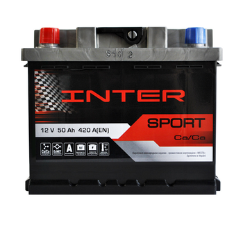 Аккумулятор INTER Sport 50Ah 420A L+