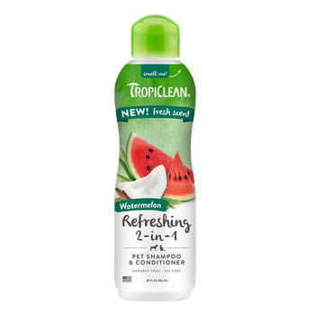 Шампунь-кондиционер для собак TropiClean Refreshing 2 in 1 355 мл - арбуз