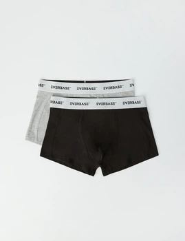 Набор мужских трусов боксеров Diverse EVB SPORTY 2PACK II L Серо-черный (5902598805676)