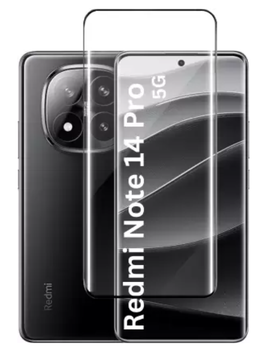 Защитное стекло CDK для Xiaomi Redmi Note 14 Pro 5G | Full Glue 3D (017731) (black)