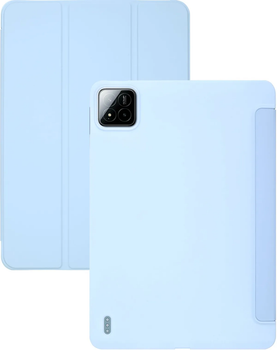 Чехол-книжка DK для Xiaomi Pad 7 / 7 Pro 11.2" | Экокожа силикон Smart Case (white ice)