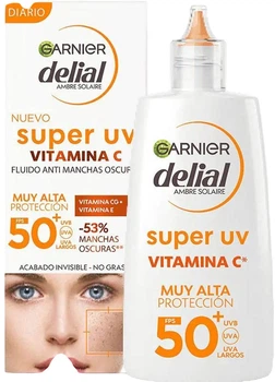 Солнцезащитный флюид Garnier Delial Super UV Anti-spot Vitamin C SPF50+ 40 мл (3600542573764)