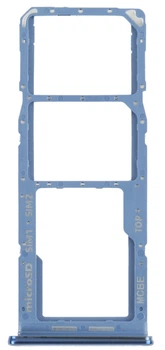 Держатель Sim-карты и карты памяти Samsung M325 Galaxy M32 синий Light Blue на две Sim-карты High Copy