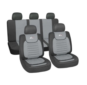 Чехлы серые "Touring" PS-T25003 высококачественная ткань+сетка MILEX (6шт/кор)