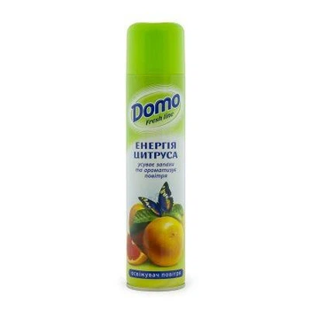 Освіжувач повітря енергія цитруса DOMO 300мл 55272