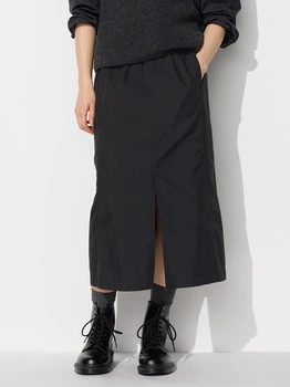 Спідниця міді осіння пряма жіноча Uniqlo 692206008 S Чорна (1159825267)