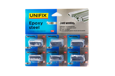 Холодне зварювання Unifix 10г сіре (940016) (6 шт.)