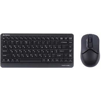 Комплект (клавіатура, миша) бездротовий A4Tech FG1112 Black USB Чорний 27418