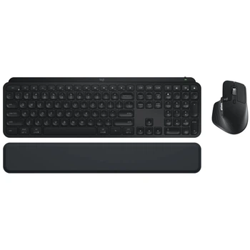 Комплект (клавіатура, миша) бездротовий Logitech MX Keys S Combo Graphite (920-011614) ( Темно-сірий ) 34435