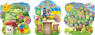 Набір стендів для НУШ для початкової школи (Арт2104)