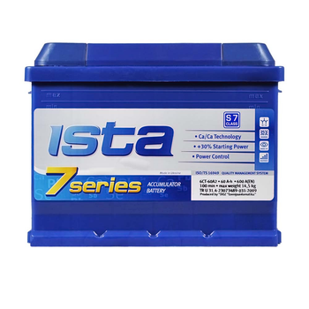 Акумулятор ISTA 7 Series 60Ah 600A L+