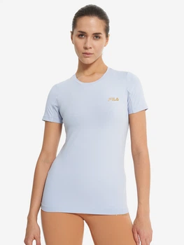 Спортивная футболка для бега женская Fila 133763FLA-Z0 48 Небесная (0990056547225_2999002576812)