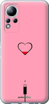 Чехол на Infinix Note 11 Подзарядка сердца1 "4275u-2754-70447"