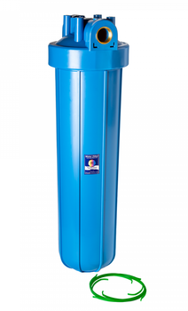 Корпус фільтра Big Blue 20" Aquafilter FH20B1_B з латунними різьбленнями
