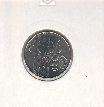Монета Вануату 10 вату 2015 UNC