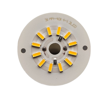 Світлодіодний LED-модуль 3Вт, 31мм AC220В плата для ремонту ламп 3Вт, 12 світлодіодів - холодний білий