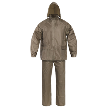 Костюм тактичний Mil-Tec непромокний Rainproof Set jacket pants XL Olive (10625001-905-XL)