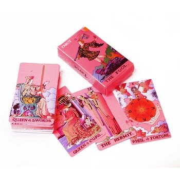 Карты Таро Уэйта Waite's Tarot Cards розовые Zen Garden od-30440